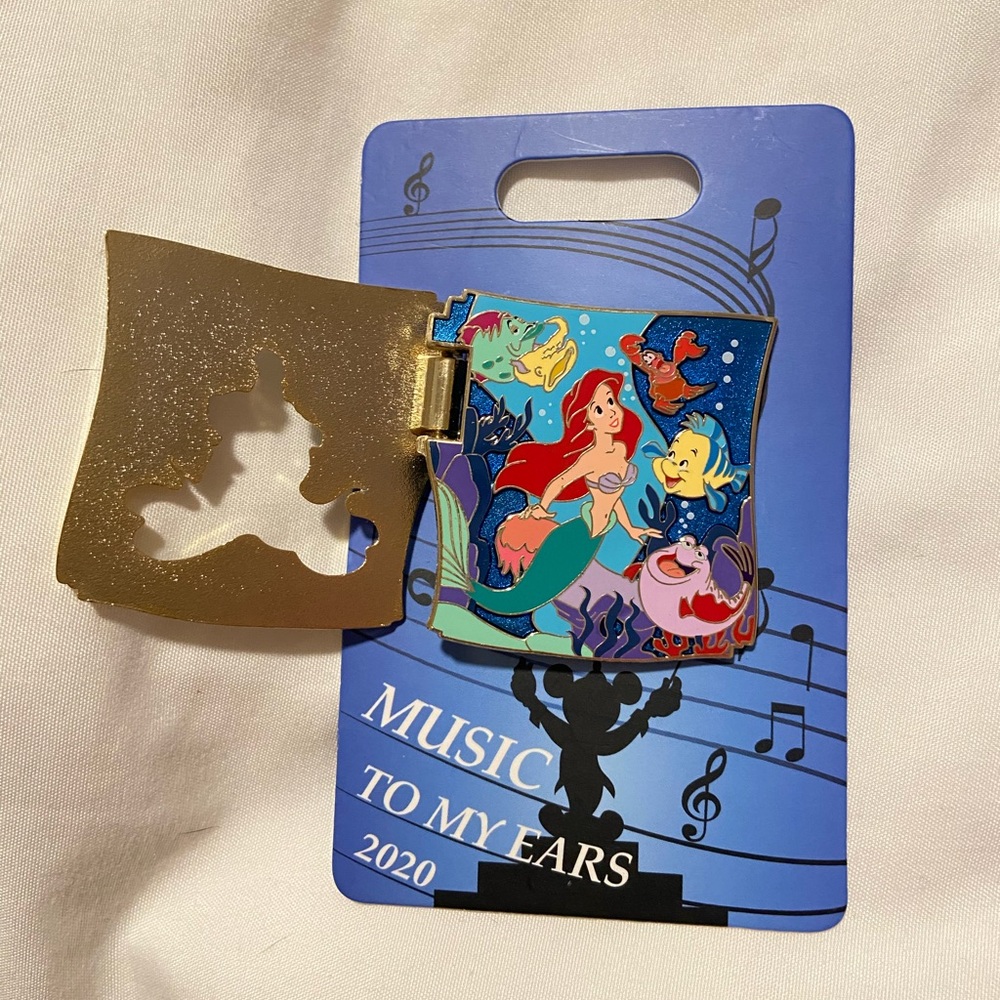Disney Music To My Ears Little Mermaid pin